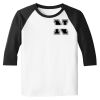 Raglan 3/4 Roundneck Shirt (White Body) Thumbnail