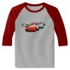 Raglan 3/4 Roundneck Shirt (Gray Body) Thumbnail