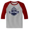 Raglan 3/4 Roundneck Shirt (Gray Body) Thumbnail